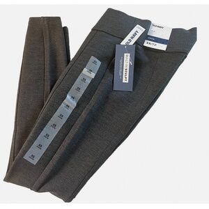 Old Navy Stevie Women’s Built In Sculpt XS Gray Ponte Knit Pants High Rise